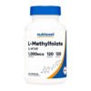 Nutricost MethylFolate 1000mcg For Cardiovascular, Cognitive Support, Prevent Birth Defects, -120 Capsules                                                                        Exp: