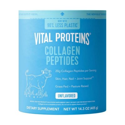 Vital Proteins Collagen Peptide Powder, Grass Fed. For Hair, Nails, Skin, Bone & Joint Health, Unflavoured-- 405g                                              Exp: