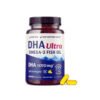 DHA Ultra Omega-3 Fish Oil, High Strength DHA Supplement, 1000mg. Brain & Cognitive Health Support -60 Softgels                                       Exp: