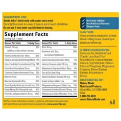 Alternative view of Nature Made Multivitamin 50+  For Him, Without Iron. Daily Nutritional Support for Energy, Health, Vitality. Suitable For Patients Who Do Not Require Iron - 90 Tablets