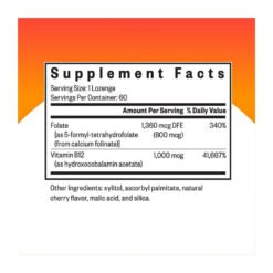 Alternative view of Seeking Health Hydroxo B12 with Folinic Acid, Active Form of B12 & Folate. Supports Speech, Focus, Memory & Behavoiur.  60 Lozenges.    Exp: 08/2027