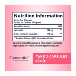 Alternative view of SM Nutrition Myo & D--Chiro Inositol 2050mg Blend. Supports Hormonal Health, Ovarian Function, and Overall Wellness -120 Capsules                                         Exp: