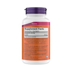 Alternative view of Now Foods Inositol (Myo-Inositol) 500MG. For Improved Sperm Motility, Hormone Balance, Blood Glucose Support, Reproductive Health Support -200 Capsules                                                      Exp: