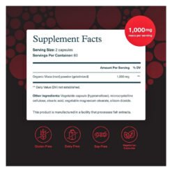 Alternative view of Youtheory Vegan Maca For Men, 1000mg. Supports Energy, Stamina, Libido, Endurance-120 Capsules                                                     Exp:07/2028