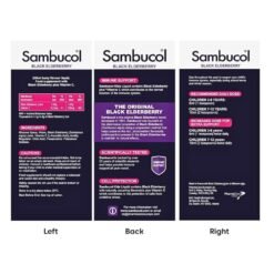 Alternative view of Sambucol Natural Black Elderberry Kids Liquid With Vitamin C, For Immune Support, Syrup, 230ml                                                Exp:03/ 2028