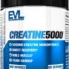 Evlution Nutrition Creatine  5000                           Creatine Monohydrate Unflavoured powder for faster recovery from Exercise                                                          Lean Muscles Growth and Performance, pre & Post Workout powder 300g-60 serving                                                 Exp: