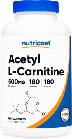 Nutricost  L-Carnitine Tartrate 1000mg Powder - For Energy support endurance Muscle recovery -100g-1gram per serving ; 100 serving