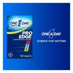 Alternative view of One A Day Men's Pro Edge Multivitamin with Vitamins A,B,C,D,E & Zinc For Immune Health Support, Magnesium for Healthy Muscle Function & Improved Energy - 50 tablets                                                                                                      Exp: 12/2027