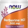 Now Foods Berberine HCL 500mg                  Support Glucose Metabolism, Blood Sugar Control-90 Capsules                                                Exp: