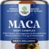 Nature's Craft Potent Maca Root 400mg with Ashwagandha,Tribulus terrestris and Siberian Ginseng, To Support Wellness, Enhance Performance and Reduce Stress -60 capsules                                                    Exp: