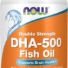 Now Foods Supplement DHA-500 with 250-EPA  Support Brain, Nerve eye function and health -500mg              180 Softgels                                                  Exp: