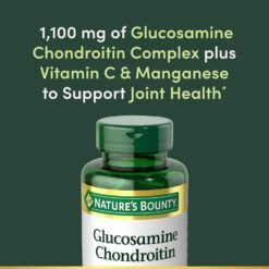 Alternative view of Nature's Bounty Glucosamine, Chondroitin, MSM  complex with Vitamin C manganese for Joint Health, Collagen Boost.