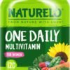 NATURELO One Daily Multivitamin's For Women with activated Vitamins Folate(B9) Methylcobalamin(B12) Nourish Hair, Skin, NailsOrganic Whole Foods to Boost Energy and Health/Non-GMO: 60 Vegetarian capsules                                               Exp:
