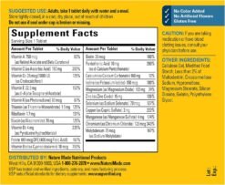 Alternative view of Nature Made Multivitamin For Him.       Men's Multivitamin Without Iron. Daily Nutritional Support for Energy, Health , Vtality. Suitable for Patients who do not require Iron 90 Tablets ( 3 Months Supply )