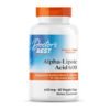 Doctors Best Alpha-Lipoic Acid 600mg,  For Antioxidant Function, Metabolic Balance, Nerve and Collagen Support, Well Aging - 60 Capsules