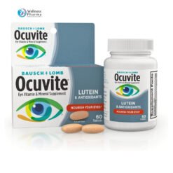 Bausch & Lomb Ocuvite Eye Vitamin & Mineral with Zinc & Lutein, Antioxidants For Eye Health, Improve Visual Function -60 Tablets                                                      Exp: