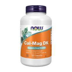 Now Foods Calcium, Magnesium with Vitamin D3, K2- Support For Bone Health, Muscle function, Nerve Support, Complete Bone Formula- 180 capsules                                          Exp: