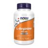 NOW L-Arginine 500mg. Nitric Oxide Precursor, To Support Vascular function, Reduce Blood Pressure, Protein Synthesis & Improve Overall Cardiovascular Health- 100 capsules                                                Exp: