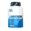 EVL L-Carnitine With Stimulant Free-L-Tartrate, 500mg. Support For Weight Loss, Lean Muscle Growth & Fat Burning, -120 Capsules                                                       Exp: