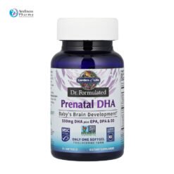Garden Of Life Dr Formulated Prenatal DHA Fish Oil, 500mg. DHA & EPA. For Baby's Brain, Eye & Nerve Development -30 Softgels                                                    Exp: