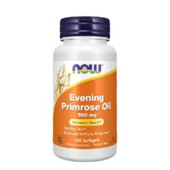 Now Foods Evening Primrose Oil, 500mg. Naturally Occuring GLA for Women's Health, Hormonal Balance, Skin Hydration & Elasticity Support- 100 Softgels                                                                Exp: