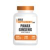 Bulk Supplements Panax Ginseng Softgels, 225mg. To Support Peri & Post Menpausal Symptoms, Energy,  Improved Cognitive Performance- 240 Softgels