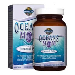 Garden of Life Oceans Mom Prenatal Fish Oil DHA, 350mg.- Strawberry, Prenatal Support For Mother & Growing Baby
