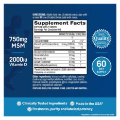 Alternative view of Move Free Advanced Glucosamine, Chondroitin, MSM & Vitamin D3. For Joint Health, Mobility & Immune Support, 120 Tablets.                                                         Exp: