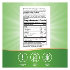 Alternative view of Nature's Way Chlorofresh Chlorophyll, Chlorophyllin Copper Complex 100mg - Supports Detox pathways, Promotes Healthy skin, Internal Deodorant, Antioxidant Support.  - 90 Softgels                                                           Exp: