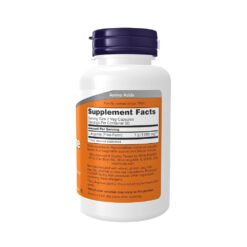 Alternative view of NOW L-Arginine 500mg. Nitric Oxide Precursor, To Support Vascular function, Reduce Blood Pressure, Protein Synthesis & Improve Overall Cardiovascular Health- 100 capsules                                                Exp: