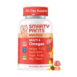 Smarty Pants Kids Plus Multi & Omegas Multivitamin                                                               Helps Fill Nutrient Gaps Kids May Have.                                                                                          For Overall Health, Growth and Development Support-100 Gummies                                           Exp: