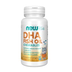 Now Foods   DHA Supplement for Children, 100mg. For Cognitive, Learning, Social Development, Attention, Focus   -60 Chewable Softgels                                                                        Exp:02/2028