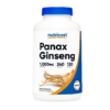 Nutricost Panax Ginseng 1000mg                                               For Energy Boost, Support, Healthy Stress Management, Immune System Boost-240 Capsules                                                                               Exp: