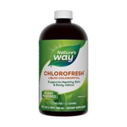 Nature's Way Chlorofresh Chlorophyll Concentrate, Chlorophyllin Copper Complex 100mg - Supports Detox pathways, Promotes Healthy skin, Internal Deodorant, Antioxidant Support. Mint Flavoured - 480ml                                                                                              Exp: 12/2027