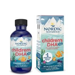 Nordic Naturals Children's DHA Xtra 535mg,. For Cognitive & Immune Function, Learning, Speech, Social Development, Attention, Focus, Berry Punch Flavour Syrup-60mls                                                        Exp: