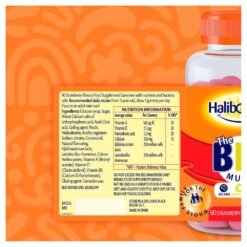 Alternative view of Haliborange Kids The BIG Multi Vitamin A, D, Calcium & Probiotics, Strawberry Flavoured, For Ages 3+, For Brain, Immunity and Gut Support - 90 Softies     Exp:03/2027
