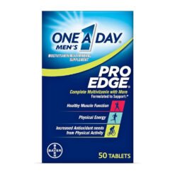 One A Day Men's Pro Edge Multivitamin with Vitamins A,B,C,D,E & Zinc For Immune Health Support, Magnesium for Healthy Muscle Function & Improved Energy - 50 tablets                                                                                                      Exp: 12/2027