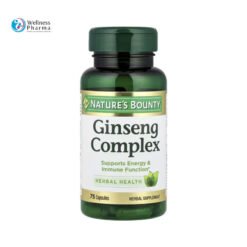 Nature's Bounty Ginseng Complex, For Energy Support, Weight loss, Improved Immune Function, Cognitive Performance.- 75 Capsules      Exp: