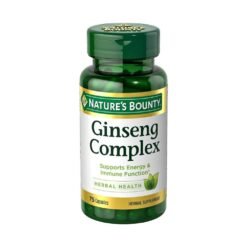 Nature's Bounty Ginseng Complex, For Energy Support, Weight loss, Improved Immune Function, Cognitive Performance.- 75 Capsules Exp: