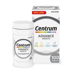 Centrum Advance Multivitamin & Mineral, 24 Essential Nutrients including vitamin D, C, Calcium, For Immune Support, Energy & Wellness - 100 Tablets    Exp: