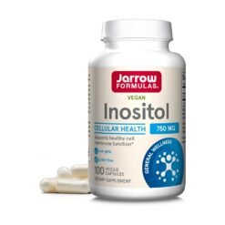 Jarrow Formulas Inositol 750 mg, Liver Support for Cellular Health & General Wellness, 100 Capsules                      Exp:07/2027