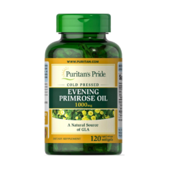 Puritians Pride Evening Primrose Oil, 1000mg- Promotes Hormonal balance, Support PMS, Menopause, Antinflammatory  -120 Softgels                                                                         Exp: 07/2028