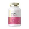 Carlyle For Her Iron Supplement for Women, Slow Release Iron (Ferrous Sulfate), 45MG. Prevent Anaemia, ADHD Support, Boost Immunity, Red Blood Cell Production, Reduce Tiredness, 200 Tablets                                                           Exp:01/2029