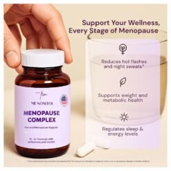 Alternative view of FEM Menositol 19-in-1 Myo & D-Chiro Inositol, with Isoflavones, Ashwaghanda. For Perimenopause & Menopause Support, Weight Loss, Hormone Balance, Metabolic Health. -60 Capsules                                Exp: