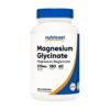 Nutricost High Absorption Magnesium Glycinate, (Bisglycinate) 210MG. For  Muscle Support, Bone & Nerve Health, Blood Pressure, Relaxation, 180 Capsules   |2 Months Supply|  Exp: 01/29