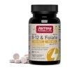 Jarrow Formulas Methyl B-12 & Methyl Folate, Bioactive Vitamin B9 & B12. Supports Cellular Energy Production, Genetic, Cardiovascular & Nervous System Health, 100 Chewable Tablets, |3+ Months Supply|                                                                 Exp:09/ 2028