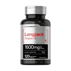 Horbäach Longjack Tongkat Ali for Men & Women 1600MG. For Stress Support, Libido, Stamina & Hormonal Balance,  120 Capsules | 2 Months Supply|                                                     Exp: 01/2029