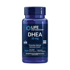 Life Extension DHEA 25mg, For Hormonal Support, Well Aging, Improves Energy, Mood, Bone Health & Sexual Health- 100 Dissolve in Mouth Tablets   |3+ Months Supply|                                                 Exp: 05/2028