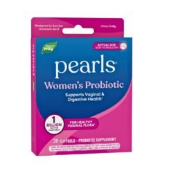 Nature's Way Women's Pearls Probiotics, 1 Billion Live Cultures. Supports Vaginal & Digestive Health, Bloating & Constipation, , 30 Softgels.       Exp: 08/2027