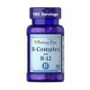 Puritan's Pride Premium Vitamin B-Complex With Vitamins B1, B2, B3 & B12. For Cellular Energy Production, Skin & Nerve Support, 180 Tablets. |3+Months Supply|       Exp: